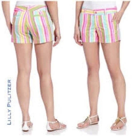 Lilly Pulitzer Callahan short in bright stripe - Picture 4 of 4